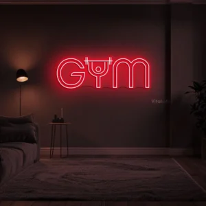 تابلو نئون باشگاه جیم GYM