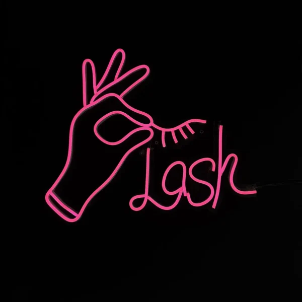تابلو نئون مژه Lash